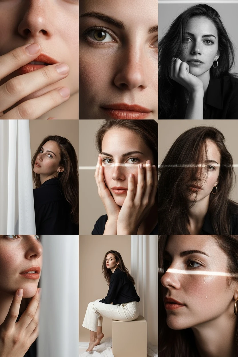 3x3 Editorial Grid Studio Session