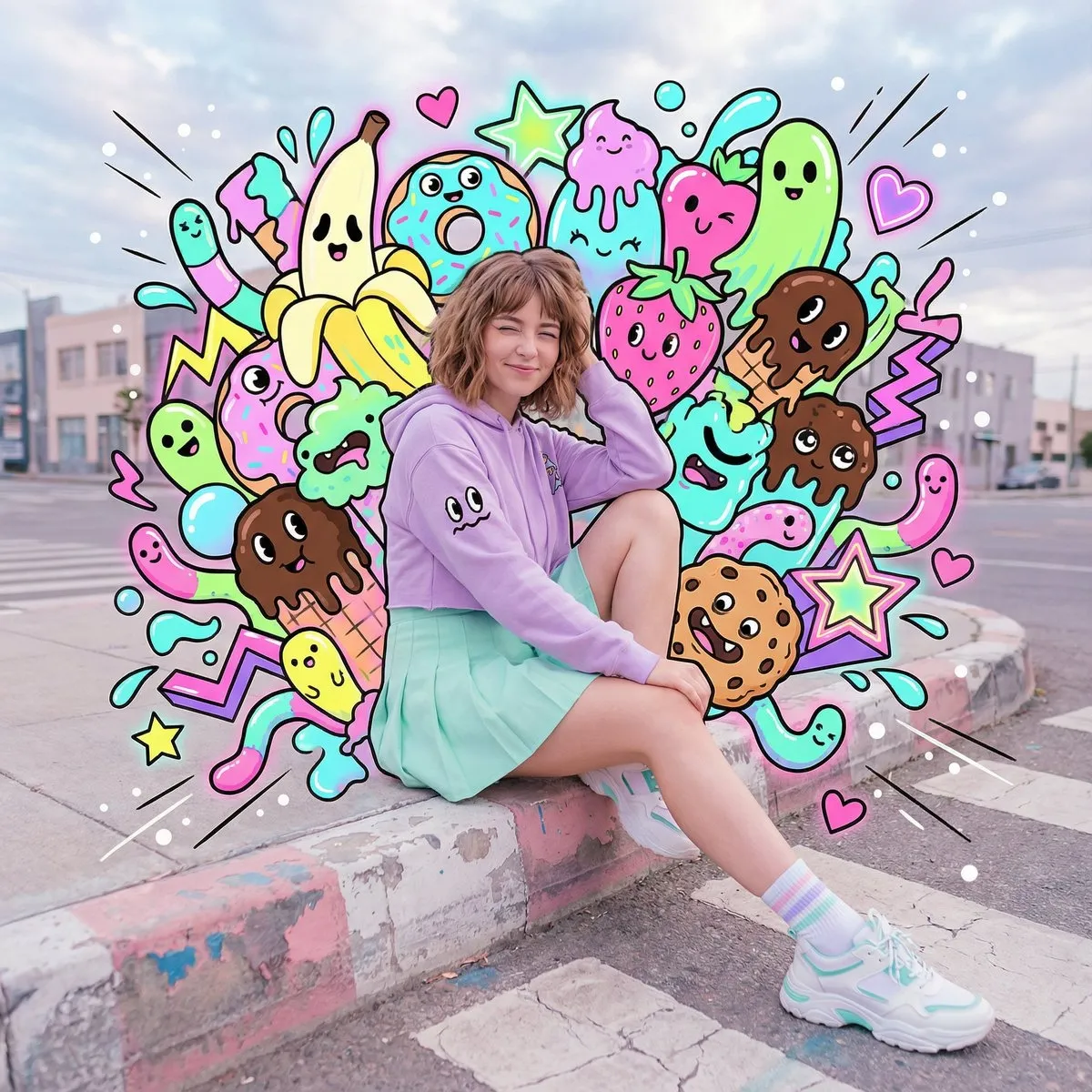 Street Portrait Sweets Monster