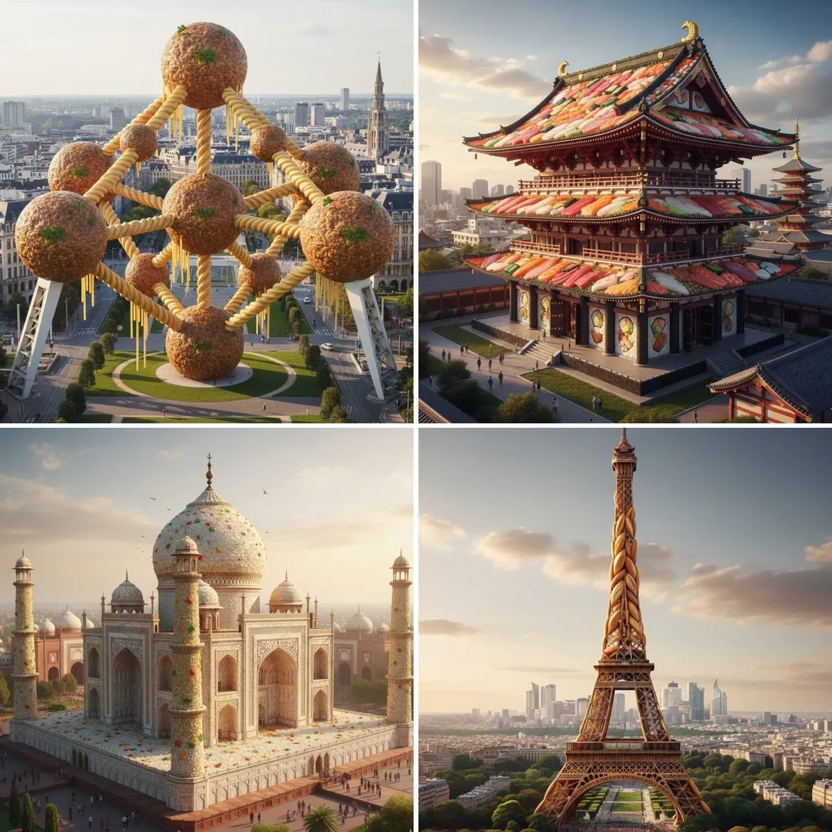 Monument Made of Food